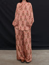 Mutedance 25 Spring/Summer Silk Linen Loose Trousers Series MD-MD25SS79-ROSE MD25SS77